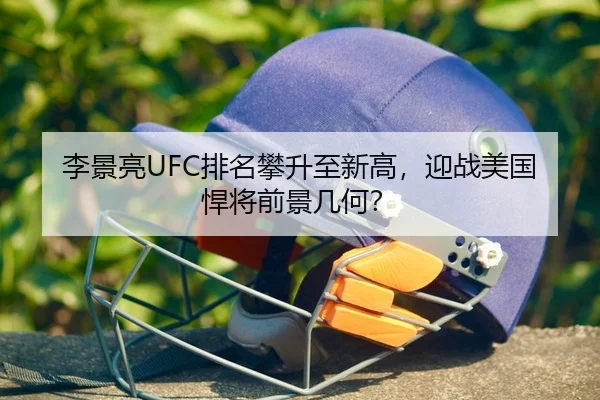李景亮UFC排名攀升至新高，迎战美国悍将前景几何？
